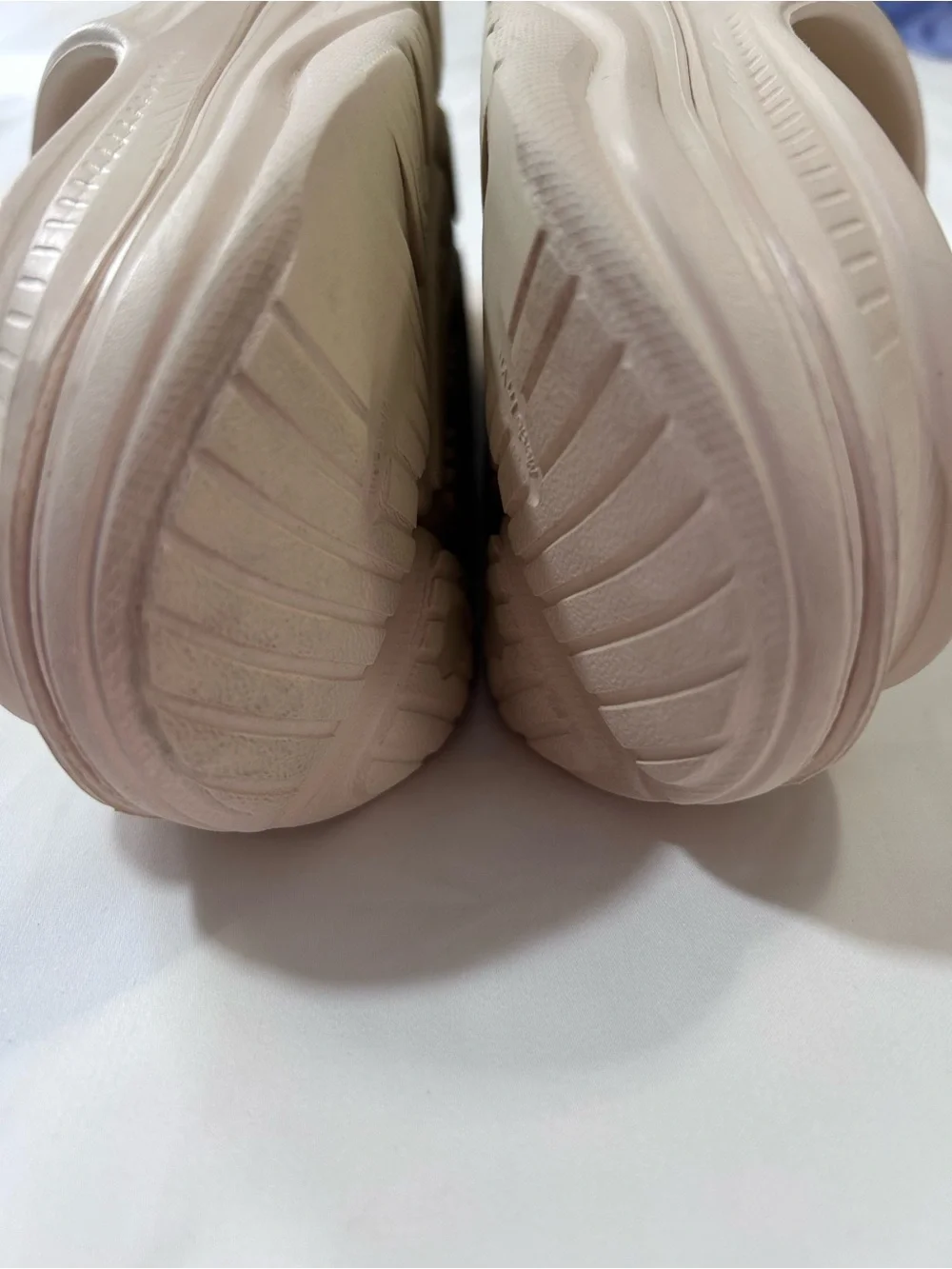 HOKA Beige Ora Recovery Slide,W7 - Picture 6 of 16